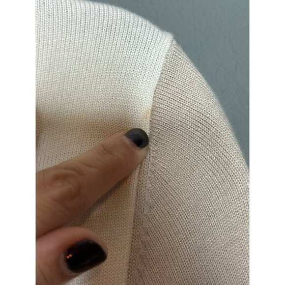 VIVIENNE Vivienne Tam Women's Small Knee-Legnth Sweater LS Dress Striped - Picture 2 of 13